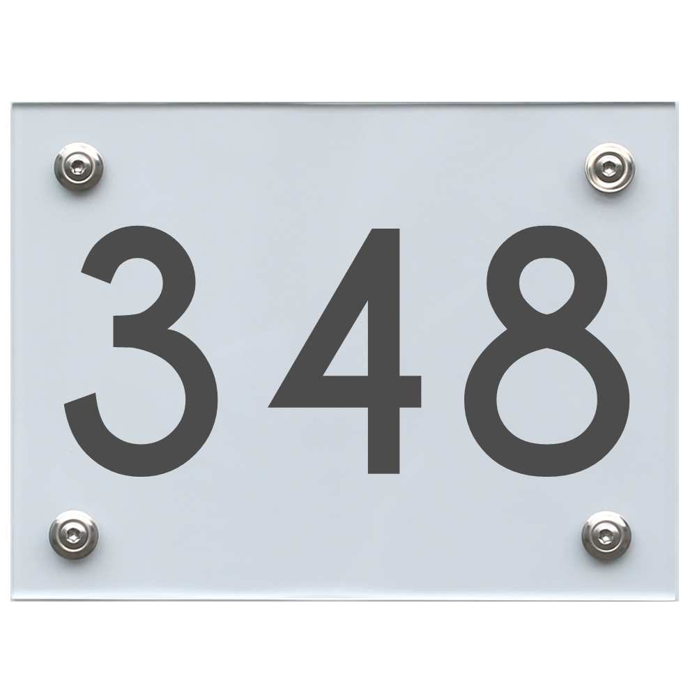 hausnummernschild-348-dunkelgrau Hausnummernschild 348 dunkelgrau