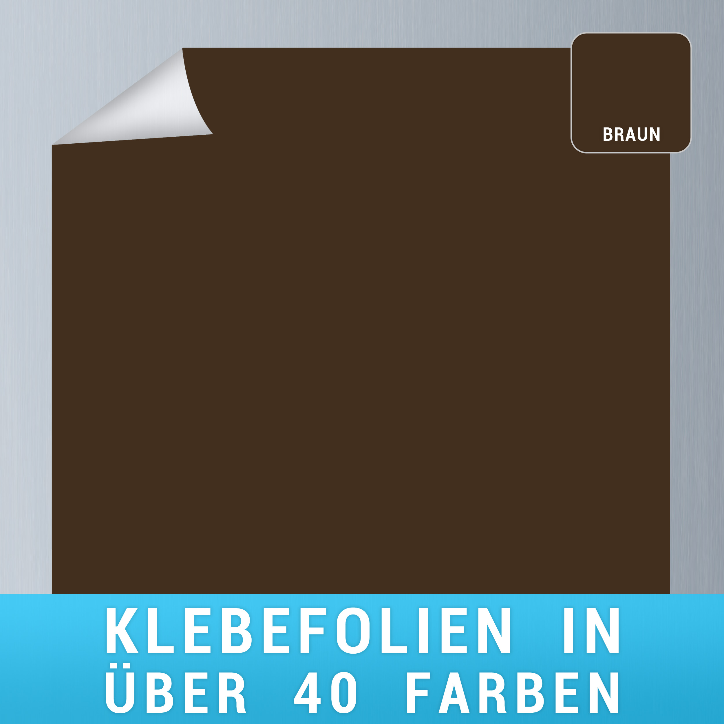 Klebefolie braun