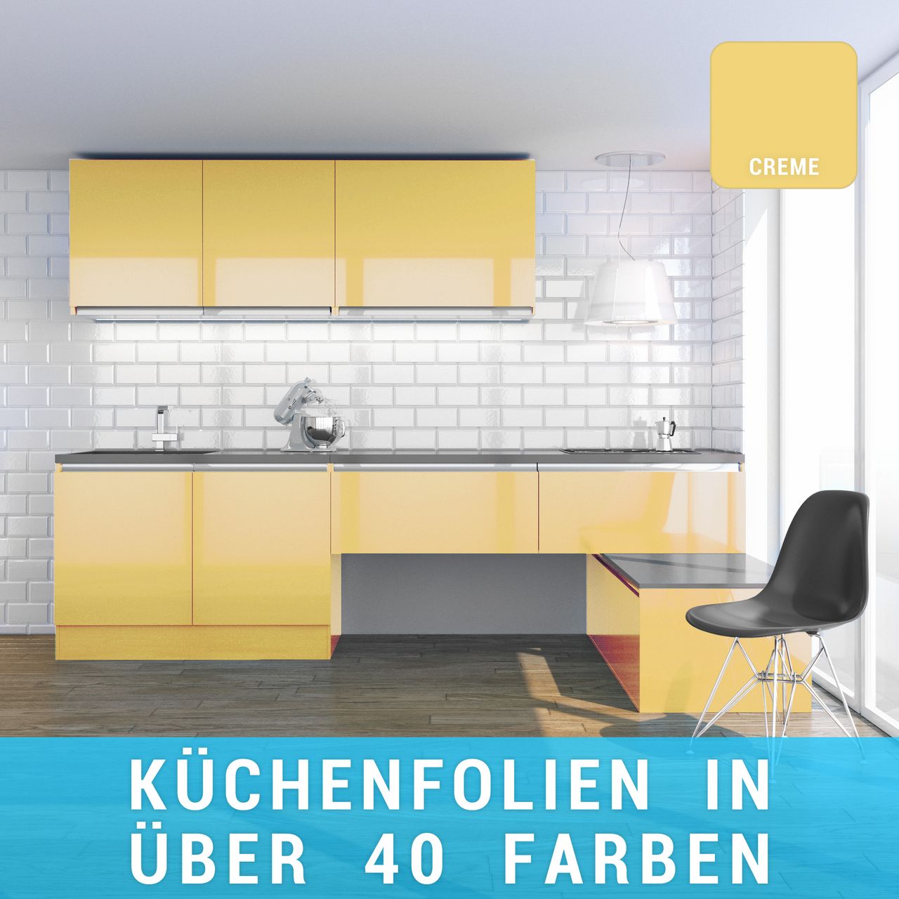 Küchenfolie creme