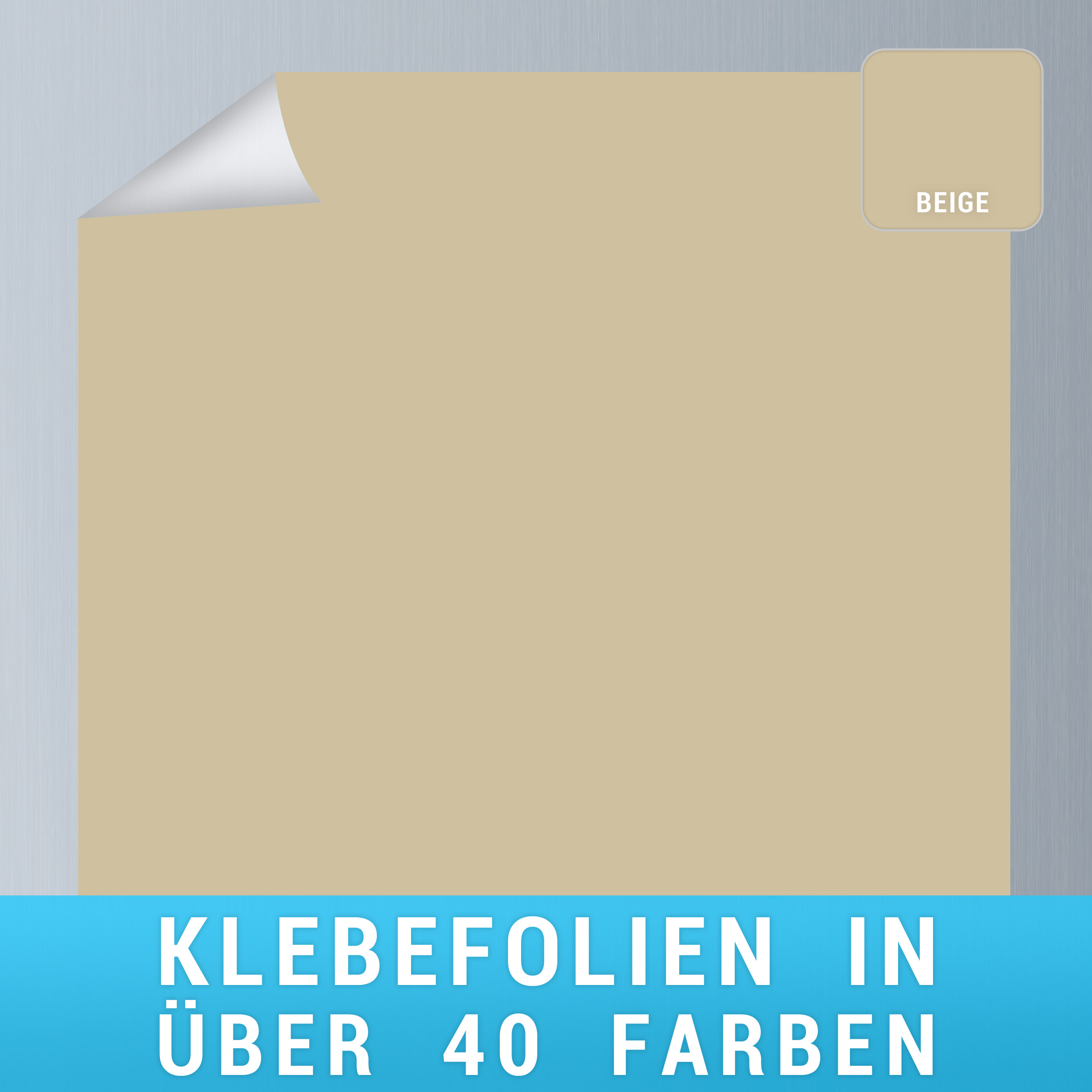 Klebefolie beige