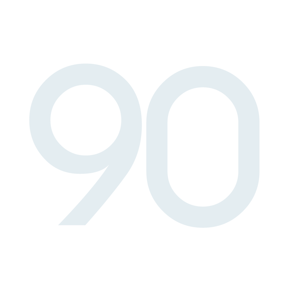 Zahlenaufkleber 90 weiß