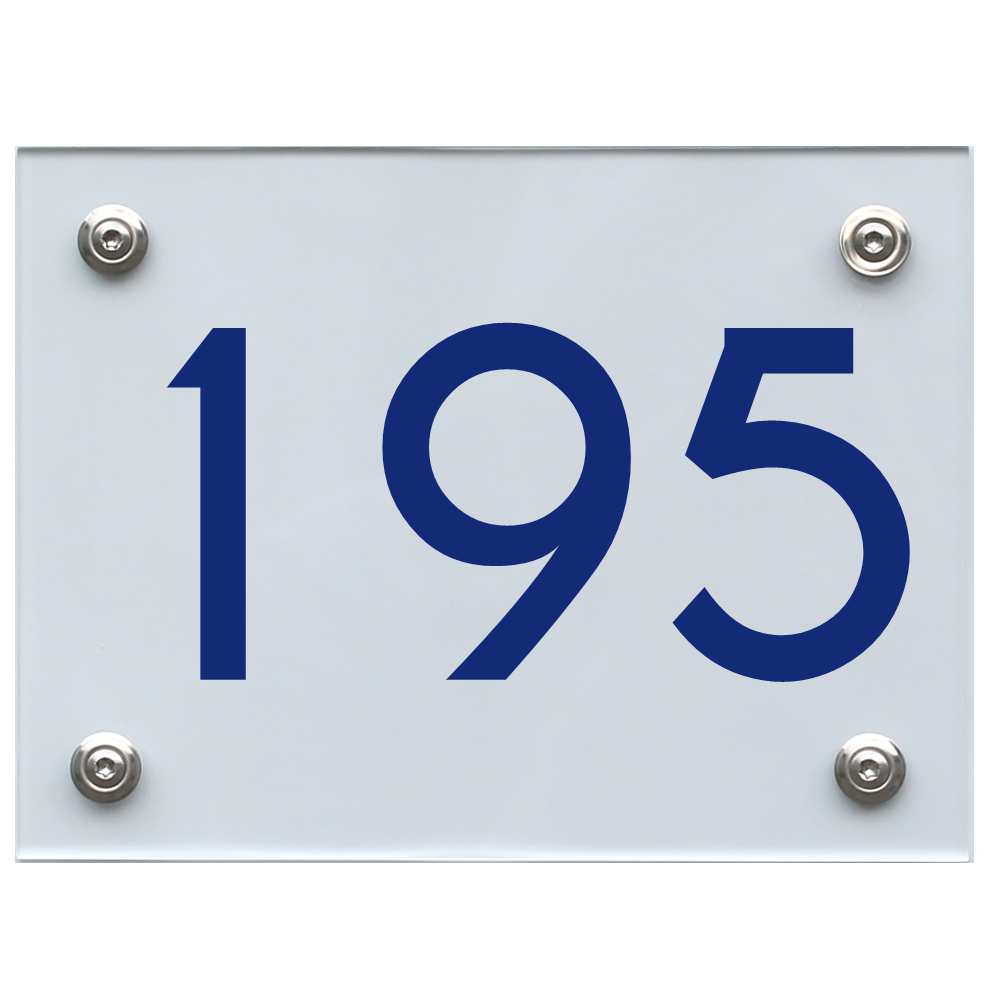 hausnummernschild-195-blau Hausnummernschild 195 blau