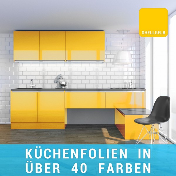 Küchenfolie shellgelb