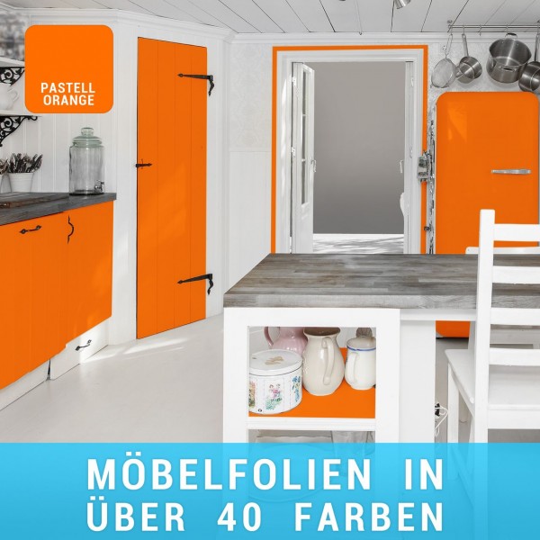 Möbelfolie Pastellorange